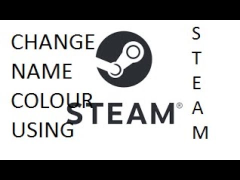 How to change any multiplayer name colour using steam - YouTube