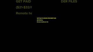 REMOTE HEALTHCARE JOB | REVIEW PROVIDER FILES FROM HOME | UP TO $32/HR