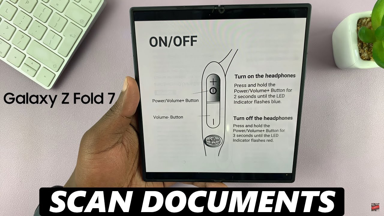 How To Scan Documents On Samsung Galaxy Z Fold 7 - YouTube