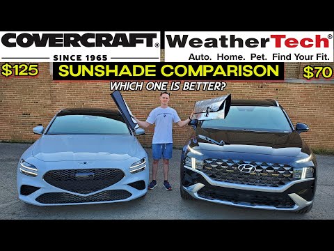 WeatherTech vs Covercraft Sunshade Comparison Review. Which One Should You Buy?