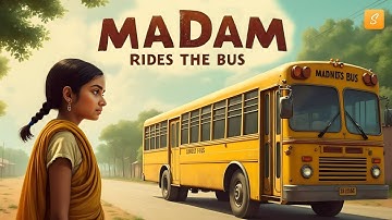 Madam Rides the Bus Class 10 (Animation) | Class 10 English Chapter 7 | Full Explanation in Hindi