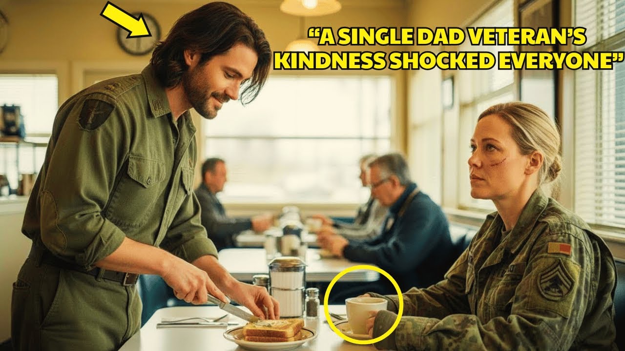 A Single Dad Veteran Helped a Wounded Female Veteran — Until Her Lawyers Walked In With 6 Bodyguards
