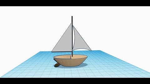 TinkerCAD - Sailboat