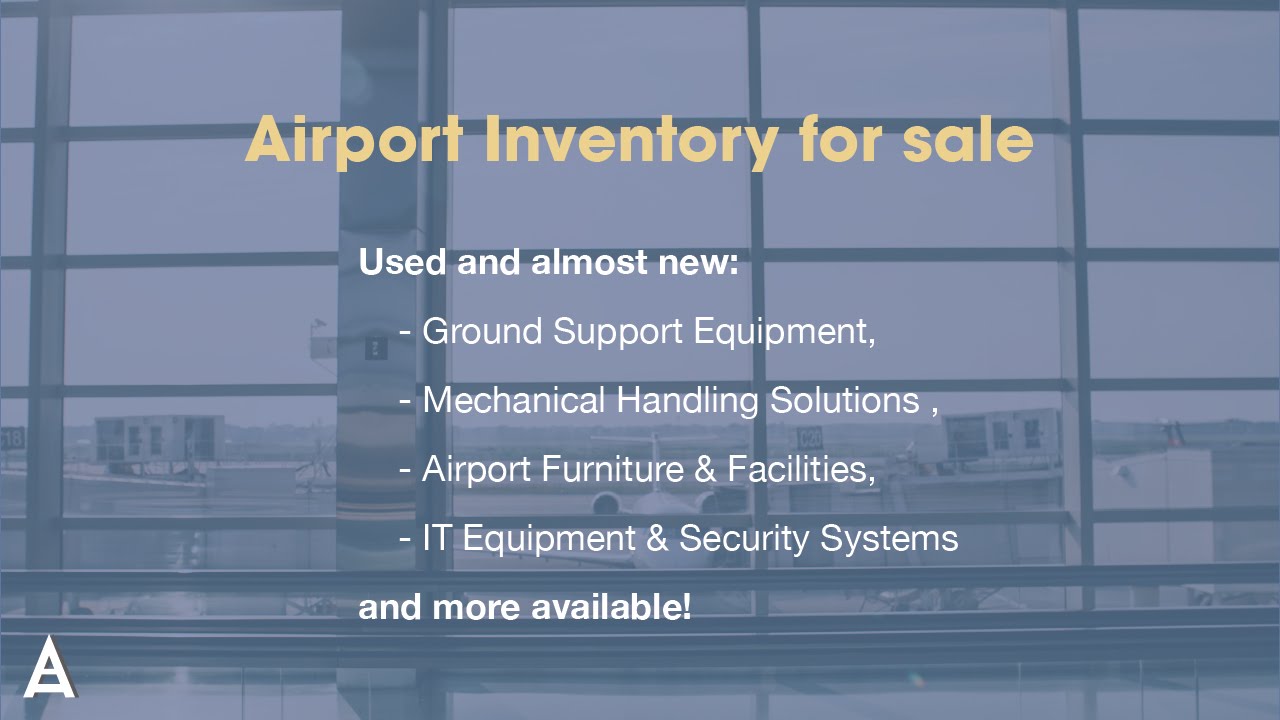 Airport Equipment for sale Airport Suppliers Manufacturers [HD] YouTube