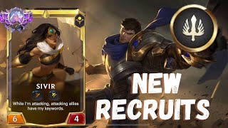 New Recruits Arrives | Garen Sivir Deck| Legends of Runeterra| Elite4in1| Master Player | Bandlewood
