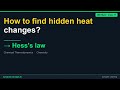 Hess's law | JEE Main Class 11 Chemistry | Synapse