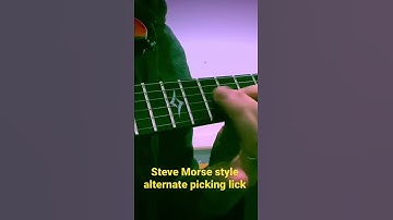 Steve Morse style picking lick ,, I have written a PDF for this ,, message me for a copy.