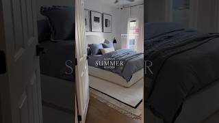 Summer bedroom refresh🤍 find me on Instagram for more inspo🫶🏼