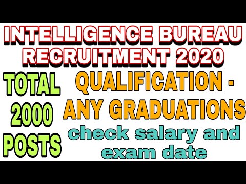 IB (Intelligence Bureau) Recruitment 2021 || How To  Apply Online Form For IB Recruitment ||