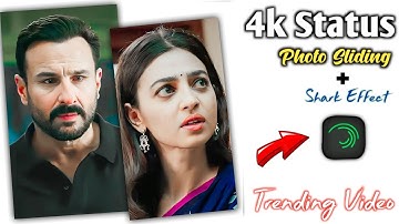 4k photo sliding status Kaise Banaye || Trend Video Editing |Trending alight motion editing #shorts