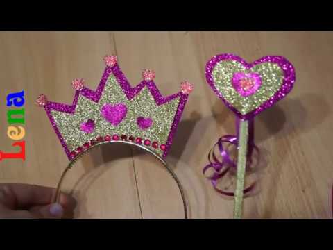 Krone Basteln How To Make A Princess Crown A Magic Wand