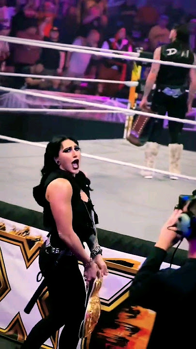 Mami Rhea Ripley singing and dancing on “Dirty