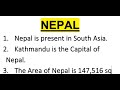 Write ten line essay on nepal in english  ahb education