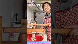 Heritage in a Bowl: Pressing Traditional "Hele" Noodles with a Vintage Elm Wood Tool 🪵