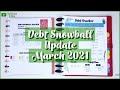 MARCH DEBT SNOWBALL UPDATE: Good News, Bad News & 1 Year Comparison (March 2021)