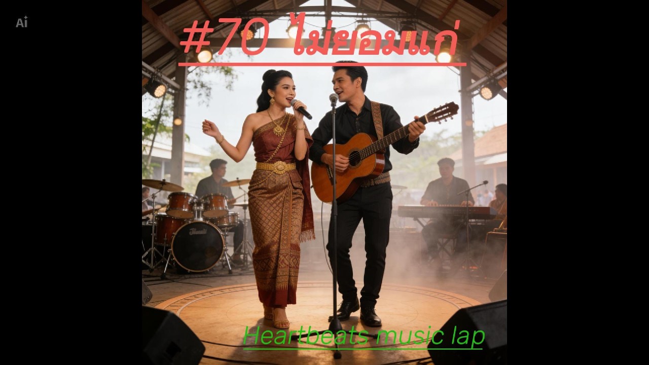 ชื่อเพลง ไม่ยอมแก่!! ประพันธ์โดยวันวิเชียร & ອາຍຸ 70 ບໍຍອມເຖົ້າ ເອໄອ cover #musicvideo