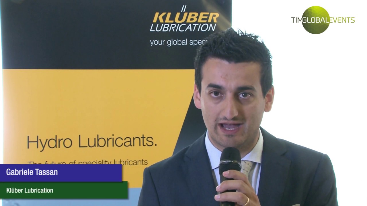 Energy - Industry & Efficiency 2019: Intervista a Gabriele Tassan di Klüber Lubrication industry city food hall