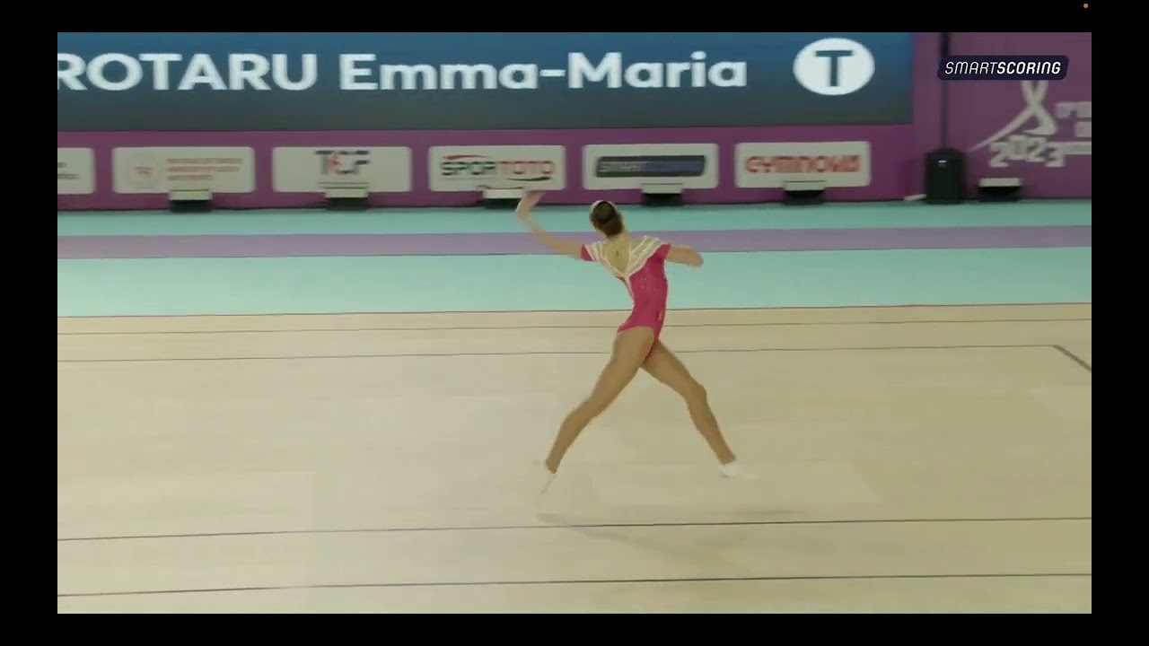 ROTARU Emma-Maria (ROU) -  2023 JUNIORS European Championships in Aerobic Gymnastics, IW Quali