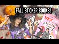 Halloween Fall Bookworm Sticker Books + PET tapes from Rongrong!