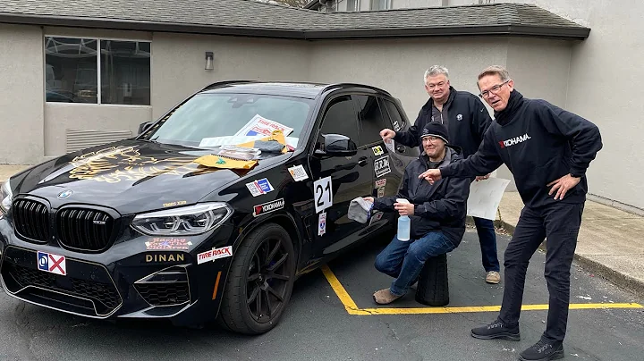 Stickering-up for The Tire Rack One Lap of America...