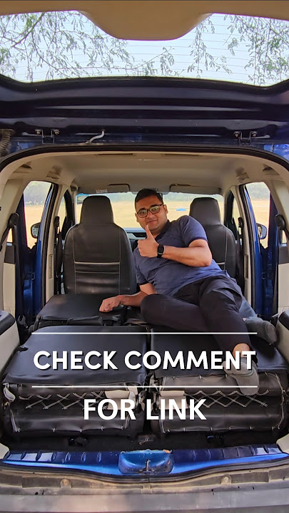 How to Fold Renault Triber Seats to make 6x4 Flat Bed #renault #campervan #latest #upgrade