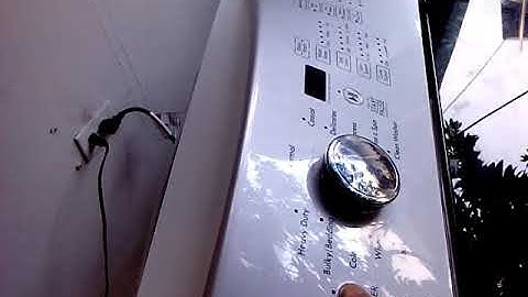 Lavadora kenmore series 600s da error F3 E1
