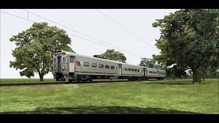 Train Simulator 2017: NJ Transit GE Arrow III EMU on Princeton Dinky Shuttle Line (4/12/17)