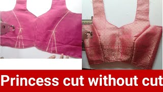 Princess Cut Blouse Without Cutting