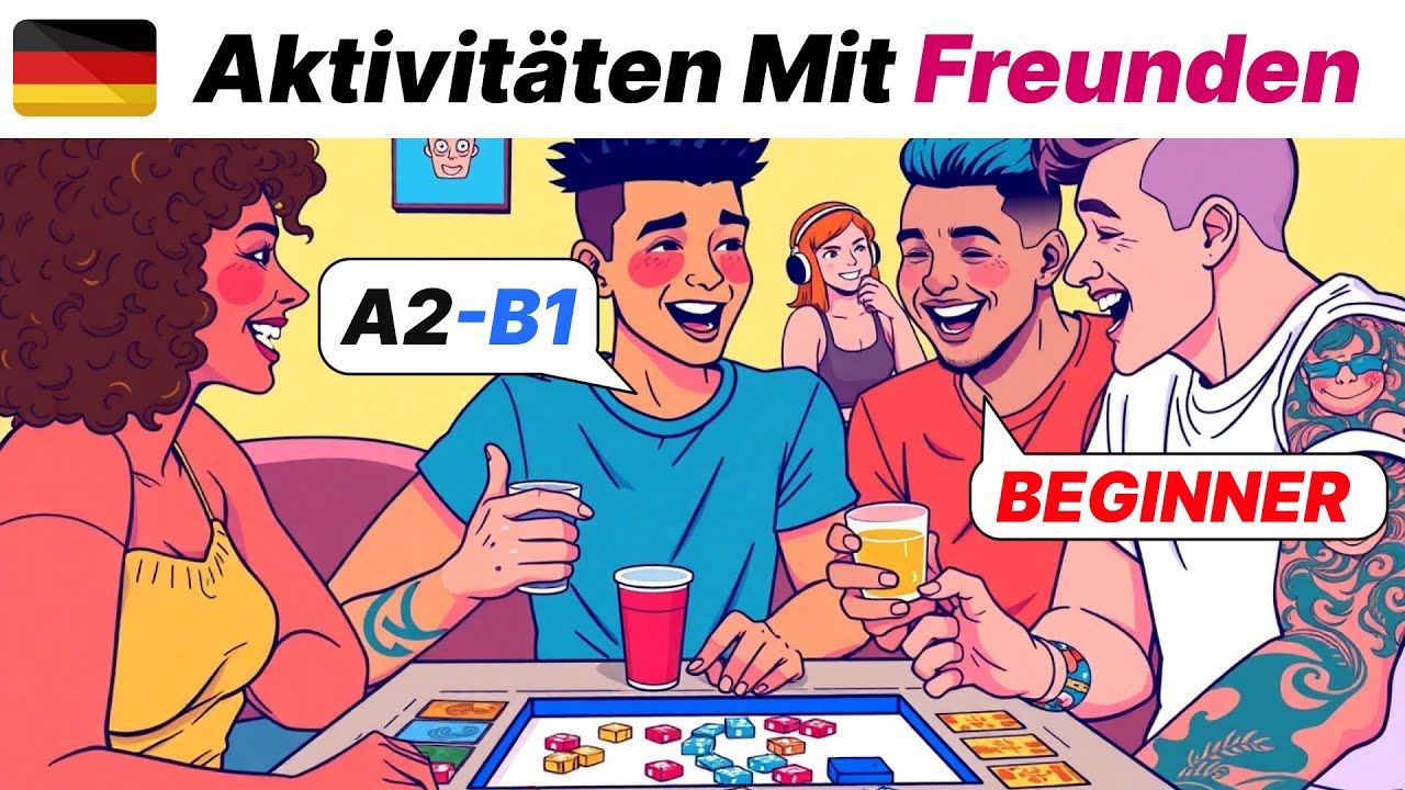 German Podcast | Aktivitäten mit Freunden – Einfach Deutsch lernen! 🧺