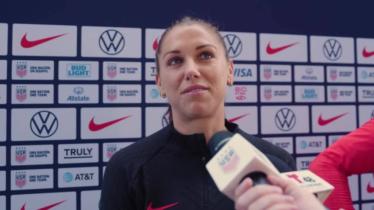 PRE-MATCH PRESS CONFERENCE: Alex Morgan | USWNT vs. Wales | July 8, 2023