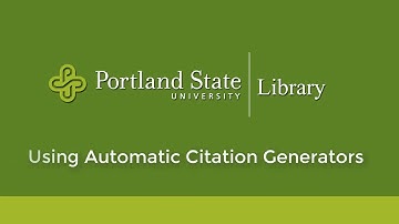Using Automatic Citation Generators