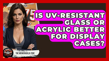 Is UV-resistant Glass Or Acrylic Better For Display Cases? - The Memorabilia Zone