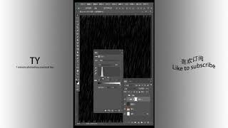 制作下雨特效
