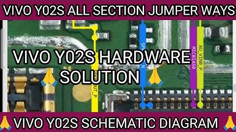 vivo Y02S all section jumper ways vivo Y02S Borneo schematic diagram Borneo hardware solution