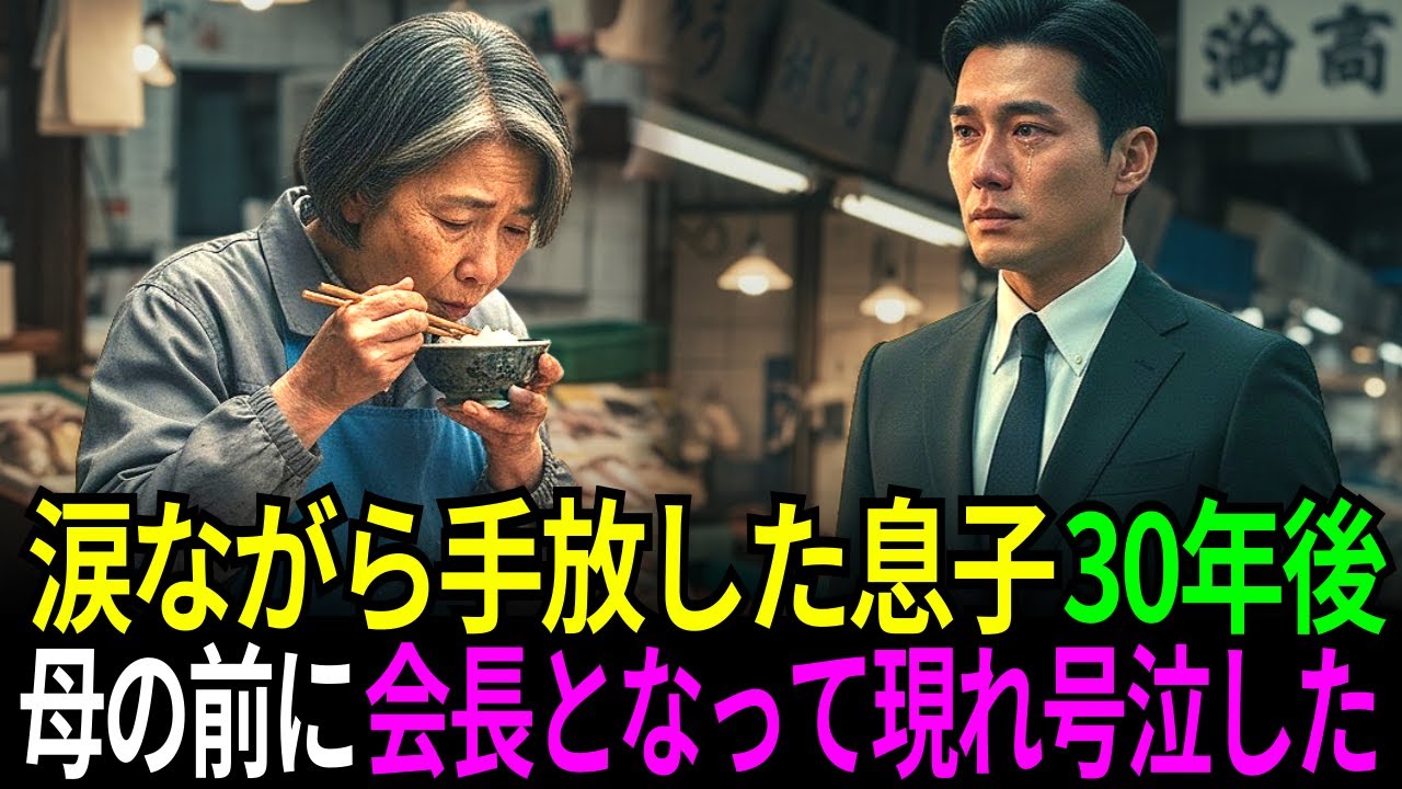 泣く泣く養子に出した息子が30年後、大企業の会長になって母の前に現れ号泣した  | ドラマ | 人生ストーリー