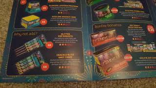 Sainsbury's Fireworks Leaflet 2017