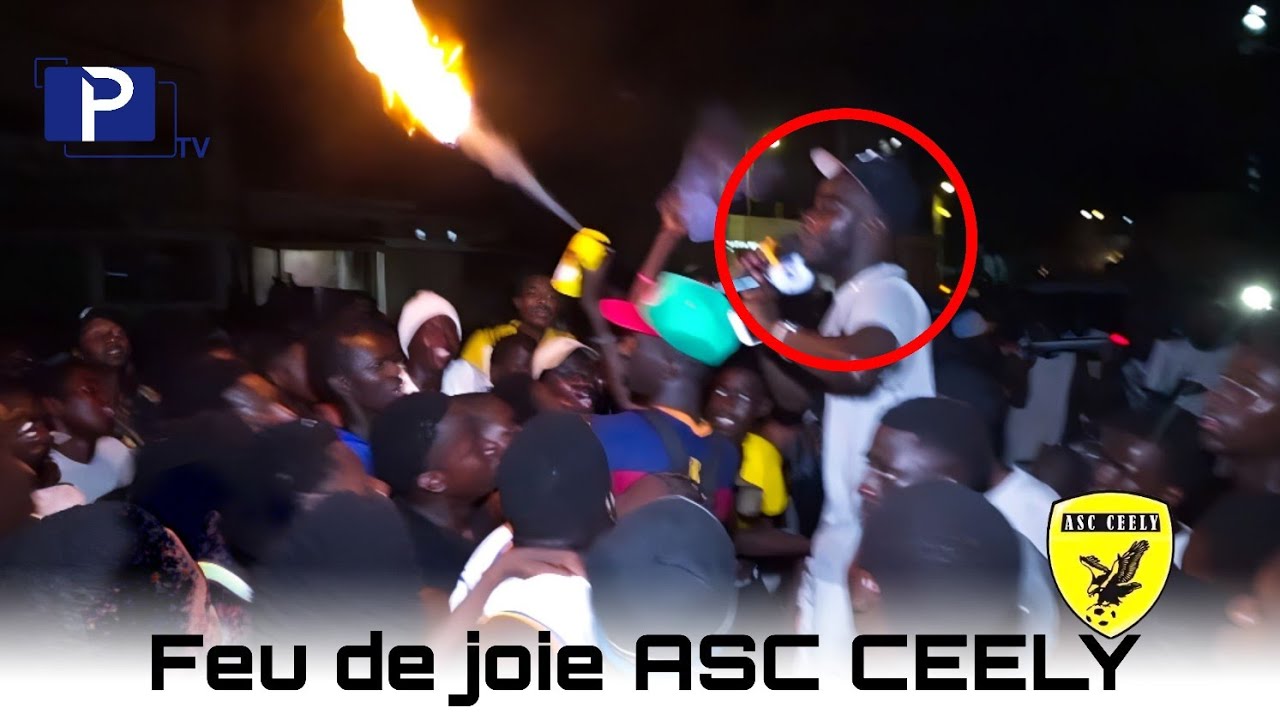 Feu de joie ASC CEELY : AMBIANCE Assurée, hommage à Mame No et à Pagaye.