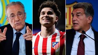 BARCELONA SET TO MAKE *NEW* BID FOR JULIAN ALVAREZ - AFTER REAL MADRID HAVE €150M BID REJECTED!