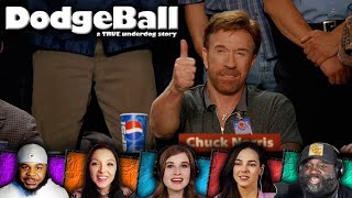 Reactors Reacting To Thank You Chuck Norris Dodgeball A True Underdog Story 2004