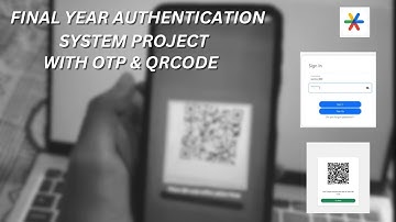 E - Authentication system using QR code and OTP |Authenticator app | Google Authenticator