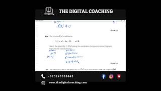 Function (Topical Workout) || IAL Edexcel Math P3 || The Digital Coaching