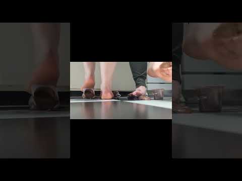 Crushing chocolate pudding with  #feet #toes #barefootgirl #barefoot #feetnail