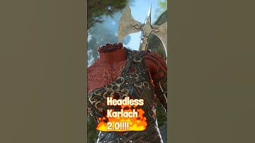 Headless Karlach is BACK! #bg3 #baldursgate3 #funny #karlach #glitch #bug #exploit #shorts #fyp
