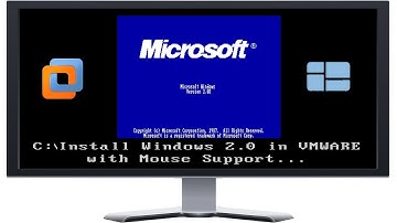 Installing Microsoft Windows 2.03 in VMware Workstation/Player
