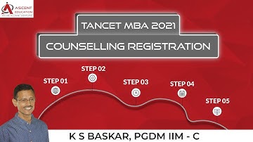 TANCET MBA 2021 - Counselling Registration | Step-By-Step Process Explained