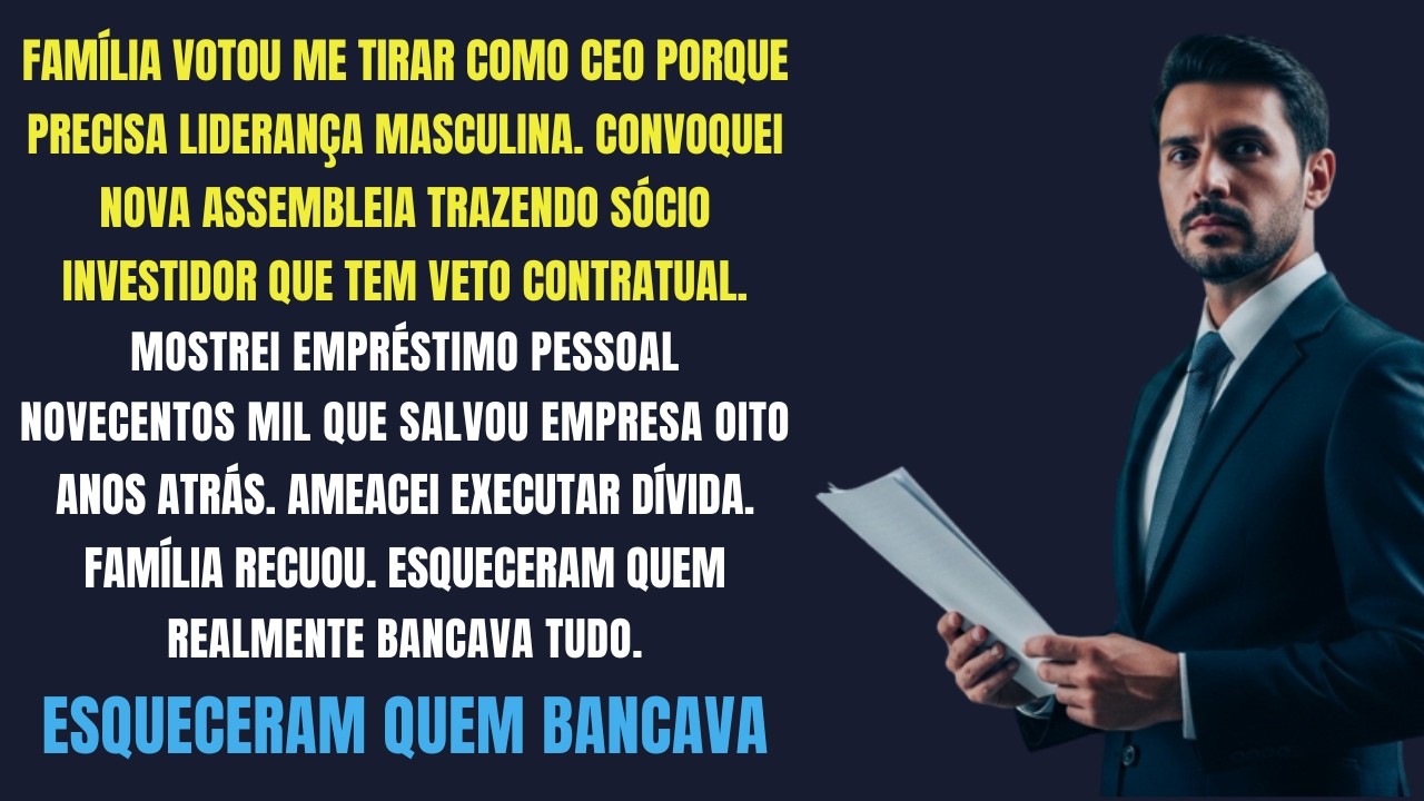 A Família Votou Para Me Tirar Do Controle Da Empresa — Esqueceram Quem Bancava Tudo