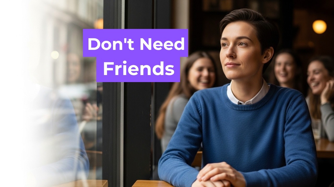 The Psychology of People Who Don't Need Friends