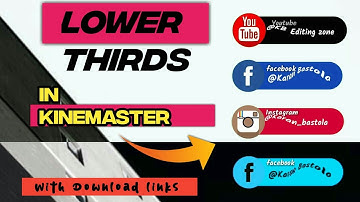 Lower Thirds In Kinemaster|| Kinemaster + pixellab Tutorial+Free Download