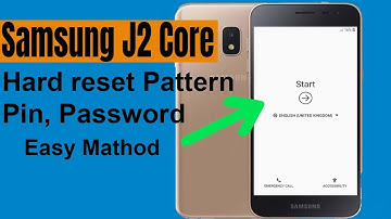 Samsung j2 core j260f hard reset pattern/pin/password remove