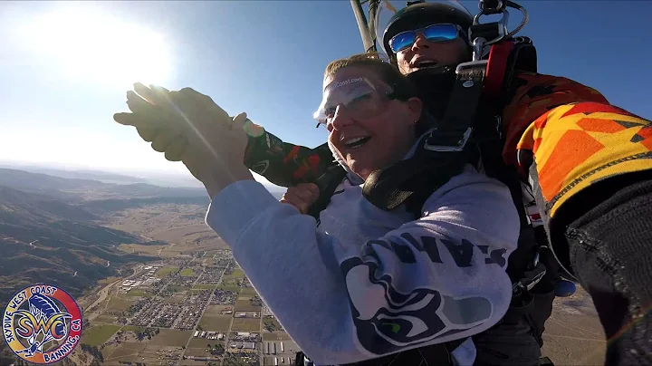 Amy Eng's Tandem Skydive at Skydive West Coast